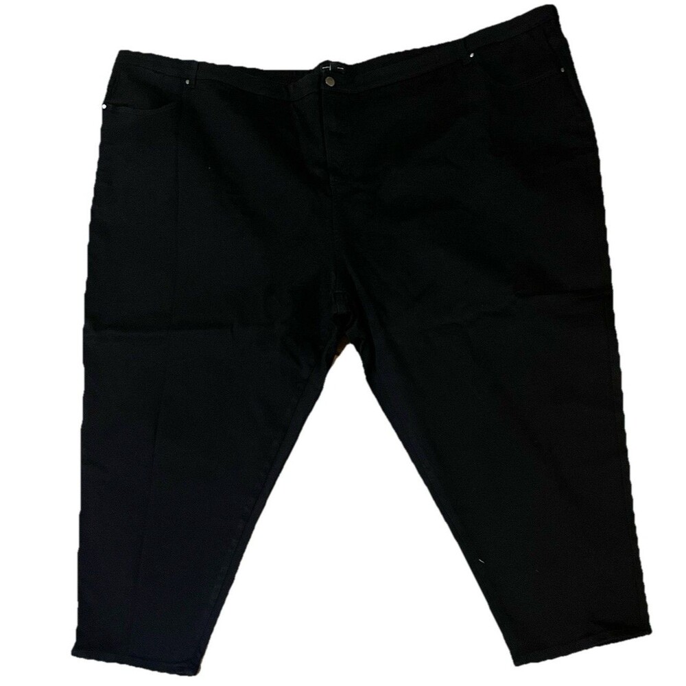 NWT Universal Standard Seine Black Skinny Jeans Size 40 High Rise Plus Stretch